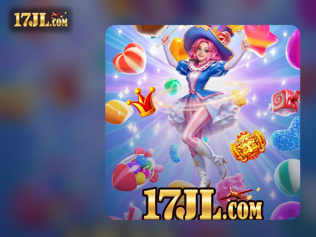 17JL app download visual featuring candy witch promotional wallpaper